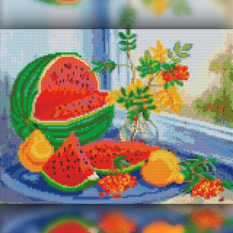 Алмазная мозаика на подрамнике The Wortex Diamonds Натюрморт 40x50 см (TWD10032L+P)