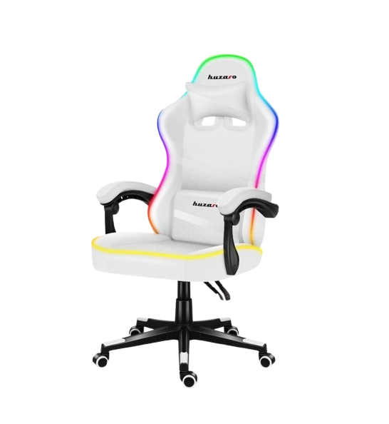 Кресло компьютерное Huzaro Force 4. RGB White (2371518020_melv_2)
