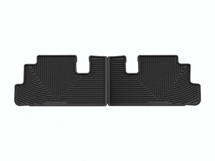 Ковер автомобильный задний резиновый WeatherTech W602 Infiniti QX60 2022 Черный (1945753743)