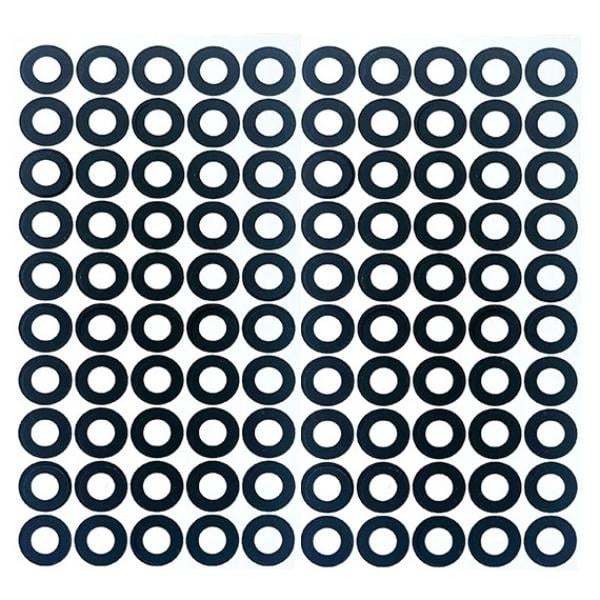 Маркеры позиционирования для 3D сканирования 7x4 мм 100 шт. Белый (UA3D563-7_4)