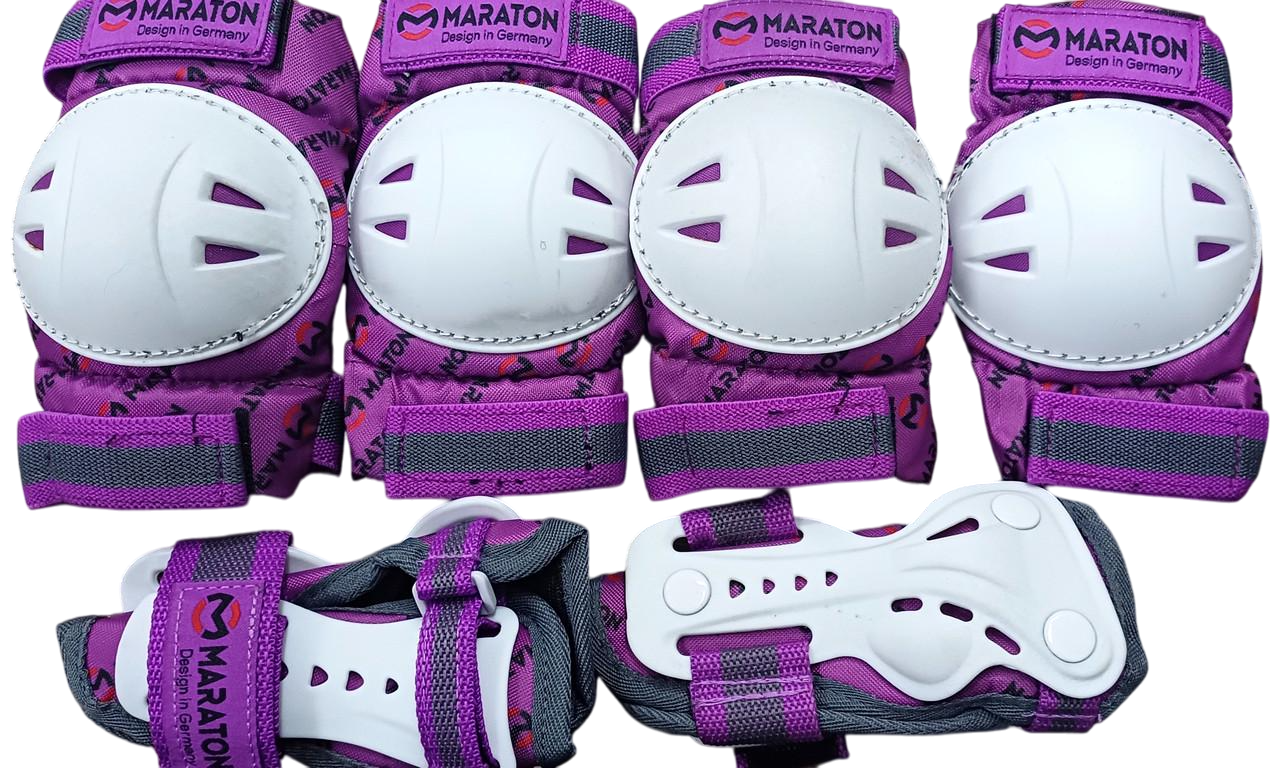 Комплект спортивного захисту Maraton Fire Fox XS Фіолетовий (2285166384)