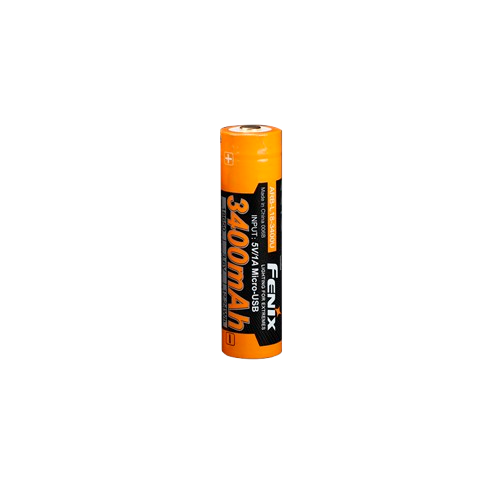 Аккумулятор Fenix Li-Ion 18650 3400 mAh 3,6 V Micro-USB Orange (ARB-L18-3400U)