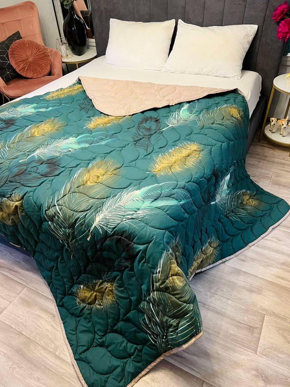 Одеяло летнее микрофибра 175х210 см Зеленый (Д-al-lito-satkovdra25-005-02) - фото 3 Одеяло летнее микрофибра 175х210 см Зеленый (Д-al-lito-satkovdra25-005-02) - фото 3