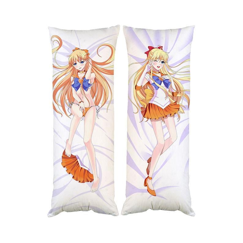 Подушка дакимакура Сейлор Мун Венера Минако Айно декоративная ростовая для обнимания 40x120 см (1834006876)