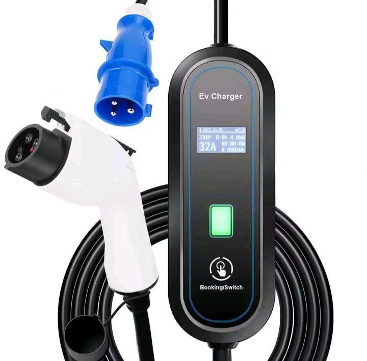 Зарядка для електромобіля з WI-FI Type-1 EV Charger 7 kw 32A 3 м (33137311)