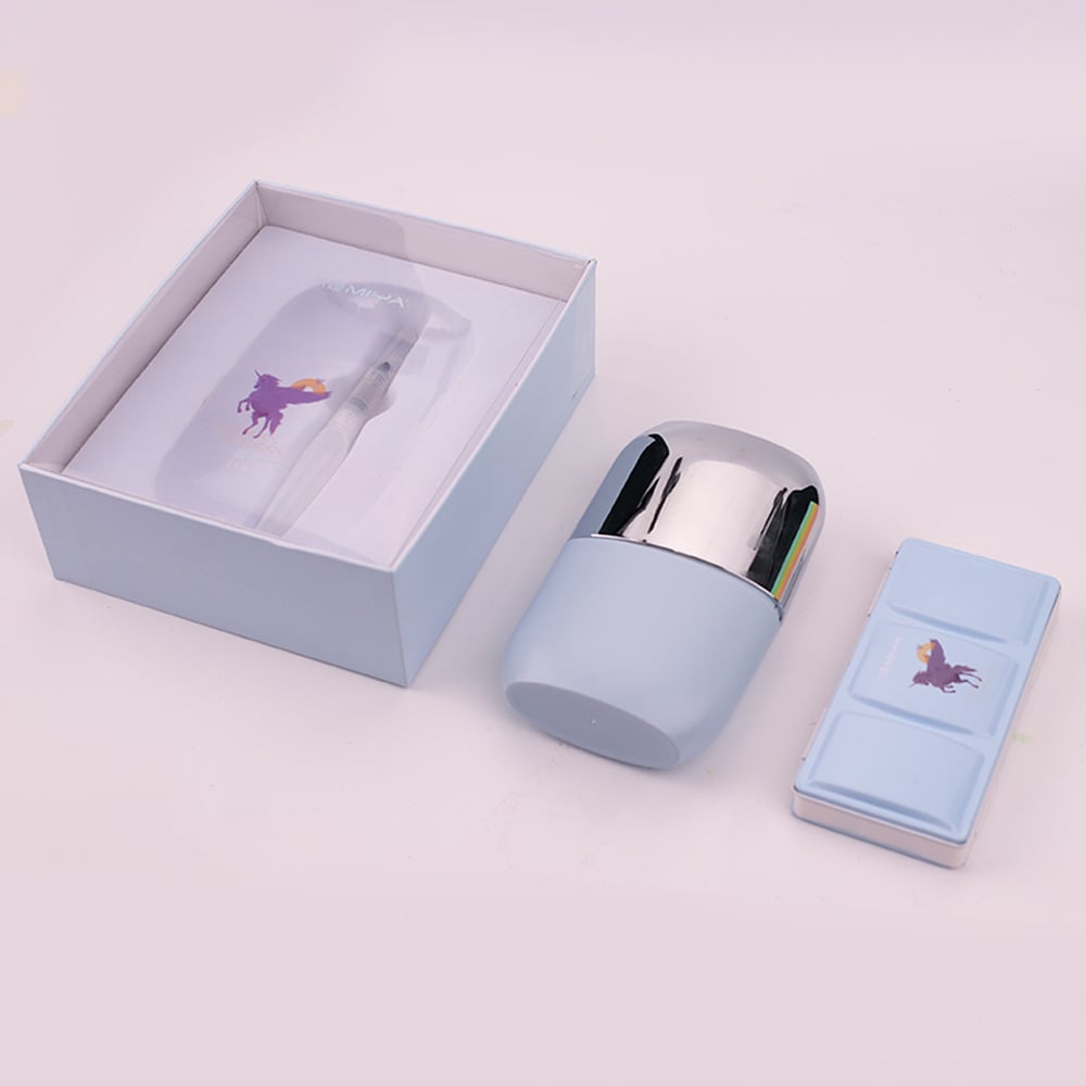 Акварельные краски MIYA professional 18 цветов голубой - фото 4