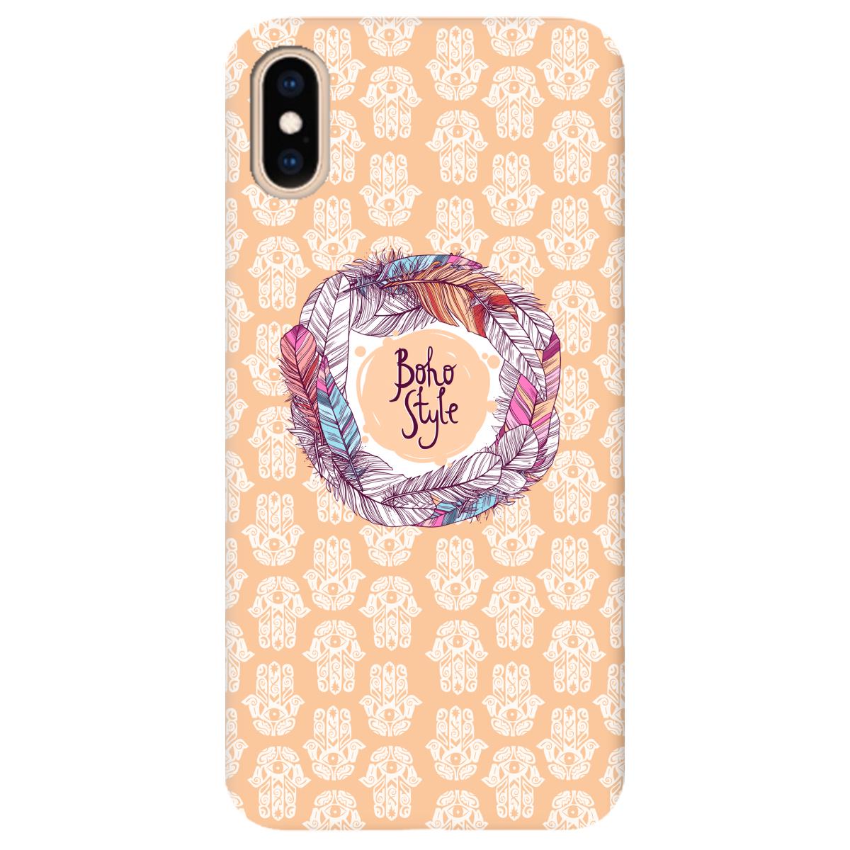 Силиконовый чехол Zorrov для Apple iPhone XS Max - Boho (11210040206052192)