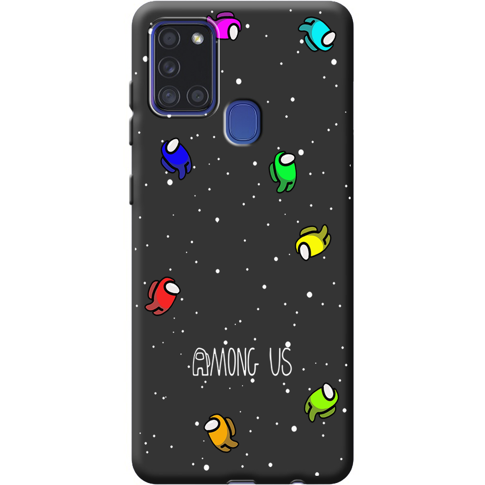 Чохол Boxface Samsung A217 Galaxy A21s Among Us Invisible Чорний силікон (40006-bk76-40315) - фото 1