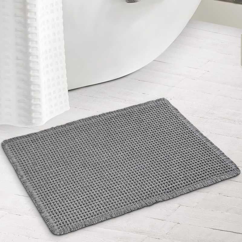 Коврик для ванной/туалета вафельный Lovely Svi 50x80 см Серый (237253)