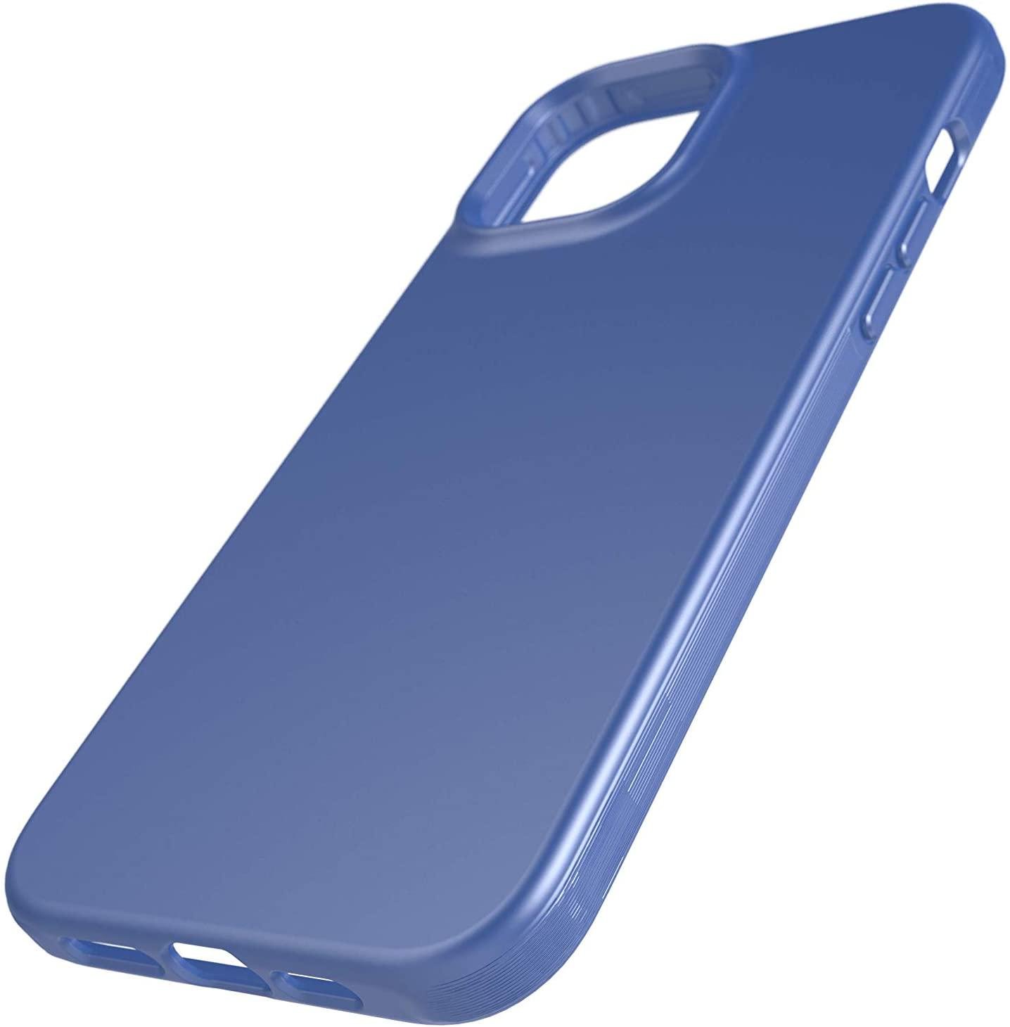 Противоударный чехол с антимикробным покрытием Tech21 Evo Slim для Iphone 12 Pro Max (6.7") Classic Blue - фото 6