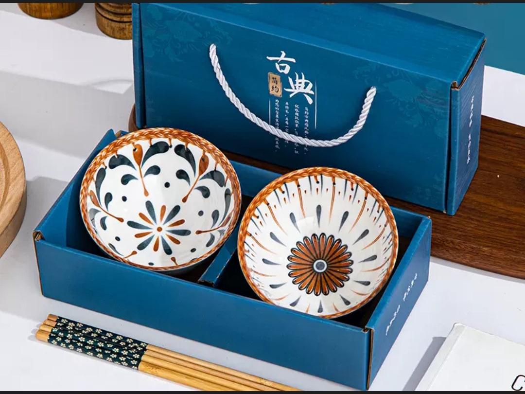 Набор посуды для суши в подарочной коробке 25x6x12 см