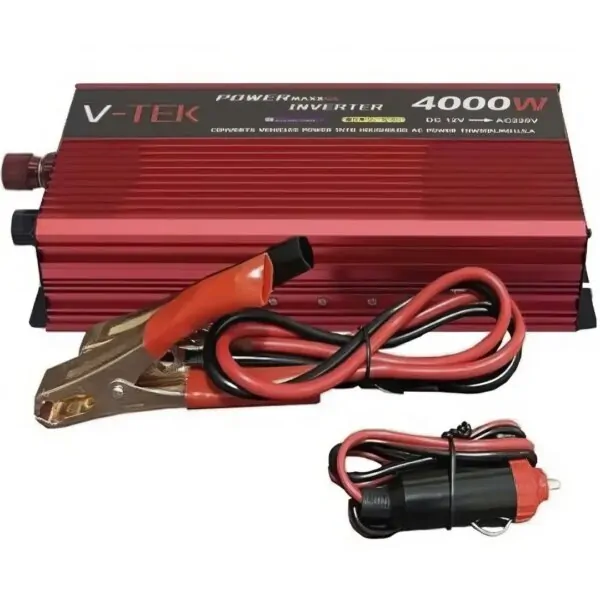 Автомобільний інвертор с дисплеем V-Tek 4000W 12-220V