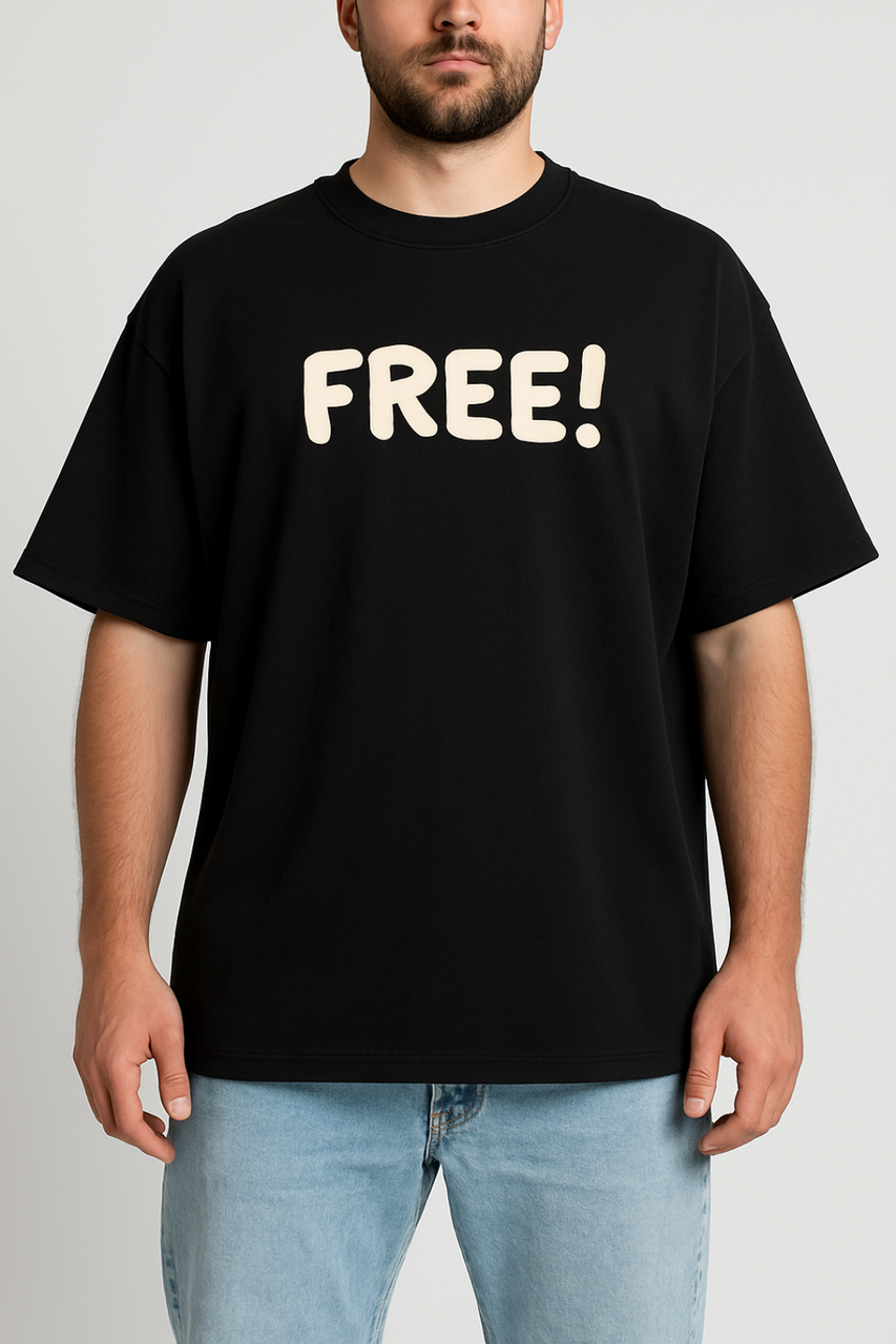 Футболка хлопковая мужская Apmi Free L Черный