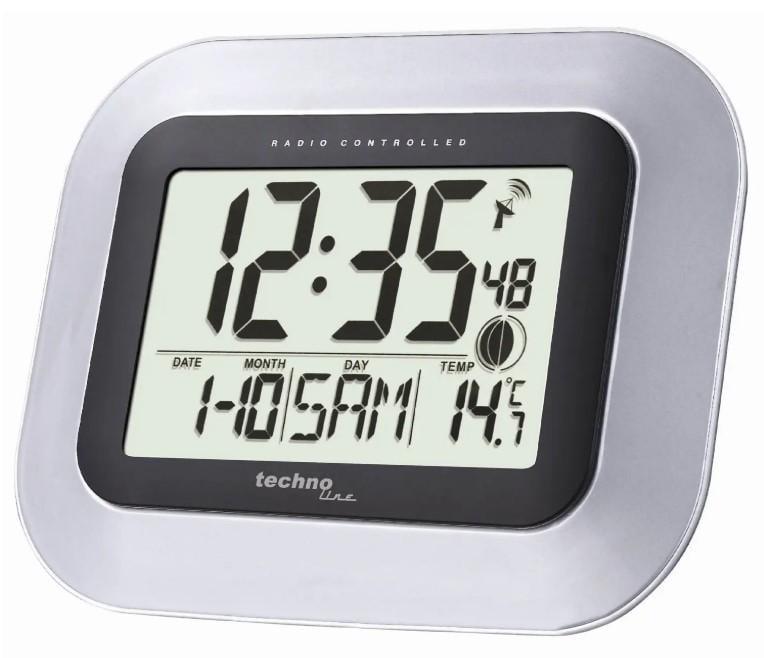 Часы настенные Technoline WS8005 Silver/Black (WS8005) Часы настенные Technoline WS8005 Silver/Black (WS8005)