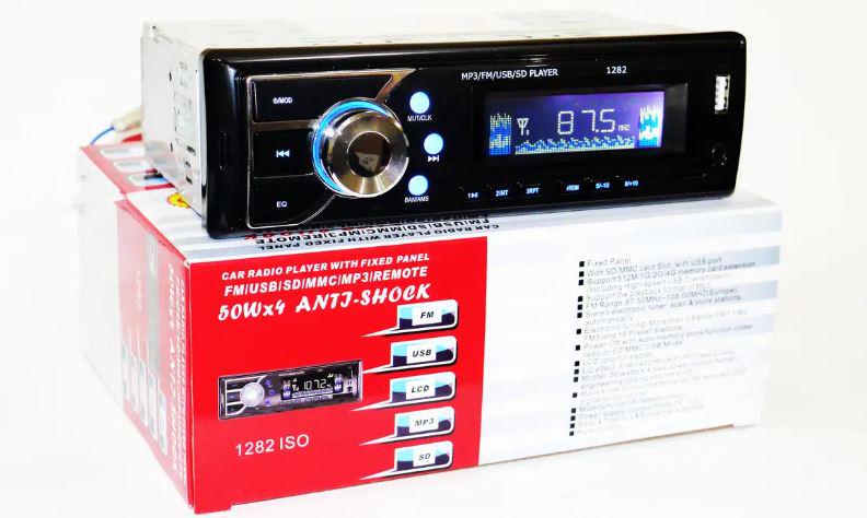 Автомагнитола 1DIN 1282 ISO MP3/FM/USB/microSD карта (17446) - фото 2