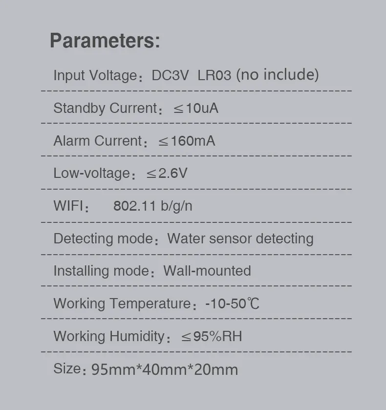 Детектор уровня перелива воды Tuya WiFi - фото 2