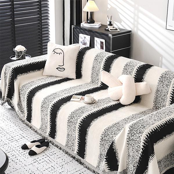 Плед с геометрическим узором 180х180 см (C01188-1) - фото 4 Плед с геометрическим узором 180х180 см (C01188-1) - фото 4