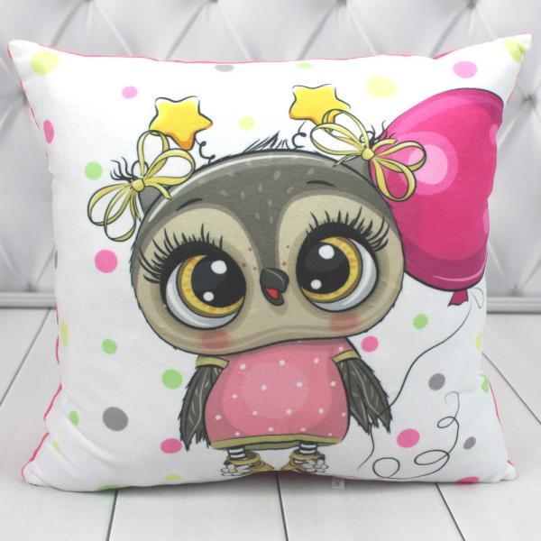 Подушка Копиця з принтом №2 Совеня 30х30 см (00862-0094)