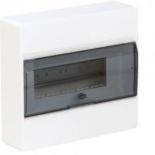 Щит модульный накладной COSMOS для внешней установки с прозрачной дверцей на 10 модулей (VD110TD)