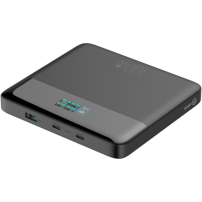 Повербанк ATRIA WPD-X11 20000 mAh 100W 20V 5А PD QC USB-C Black (38915040) Повербанк ATRIA WPD-X11 20000 mAh 100W 20V 5А PD QC USB-C Black (38915040)
