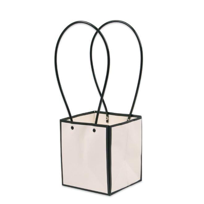 Набір паперових сумочок для квітів 39210 10 шт. Біло-чорний (DR015487) Набір паперових сумочок для квітів 39210 10 шт. Біло-чорний (DR015487)