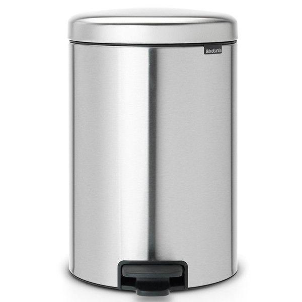 Бак для мусора Brabantia Pedal Bin NewIcon 20 л Серый (111907)