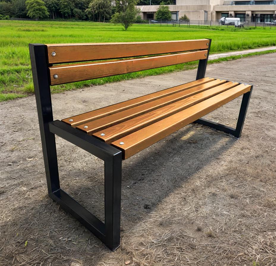 Скамейка садовая ТОБІ ШО Лофт Бенч со спинкой без подлокотников 1,5 м Дуб (25589113) - фото 1 Скамейка садовая ТОБІ ШО Лофт Бенч со спинкой без подлокотников 1,5 м Дуб (25589113) - фото 1