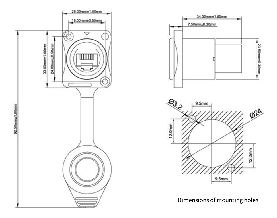 Разъем герметичный RJ45 Ethernet LAN IP65 комплект штекер/розетка Серебристый (2566122624) - фото 8 Разъем герметичный RJ45 Ethernet LAN IP65 комплект штекер/розетка Серебристый (2566122624) - фото 8