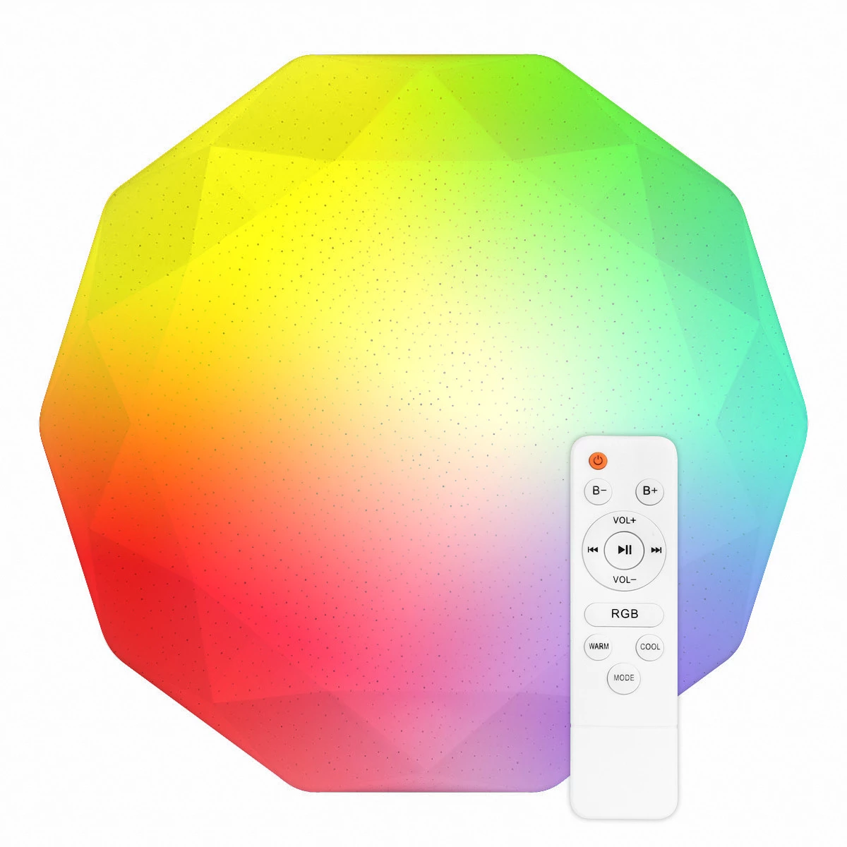 Світильник світлодіодний Biom SMART 3000-6000K 55 Вт с д/у (SML-R44-55-RGB)