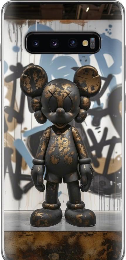 Чехол на Samsung Galaxy S10 Plus Bronze kaws v2 (6098t-1649-42517)