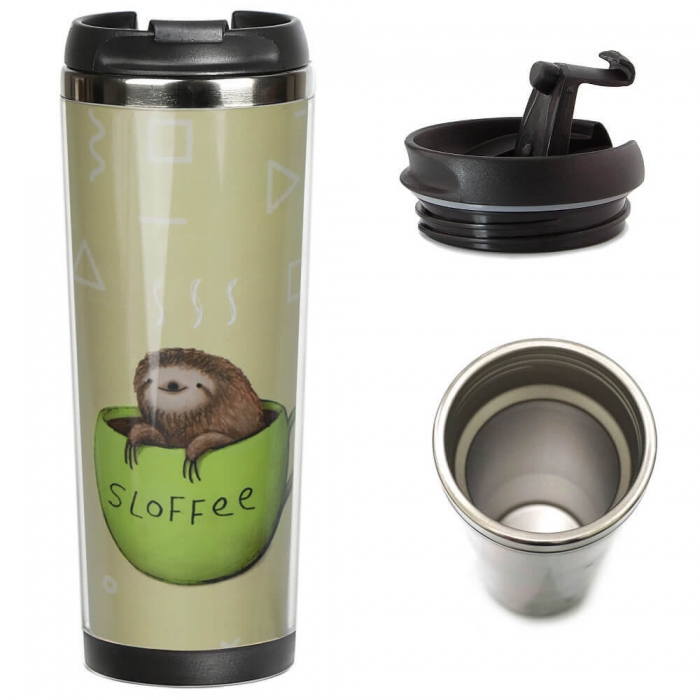 Термокружка ZIZ Ленивый кофе 380 мл (21091) Термокружка ZIZ Ленивый кофе 380 мл (21091)