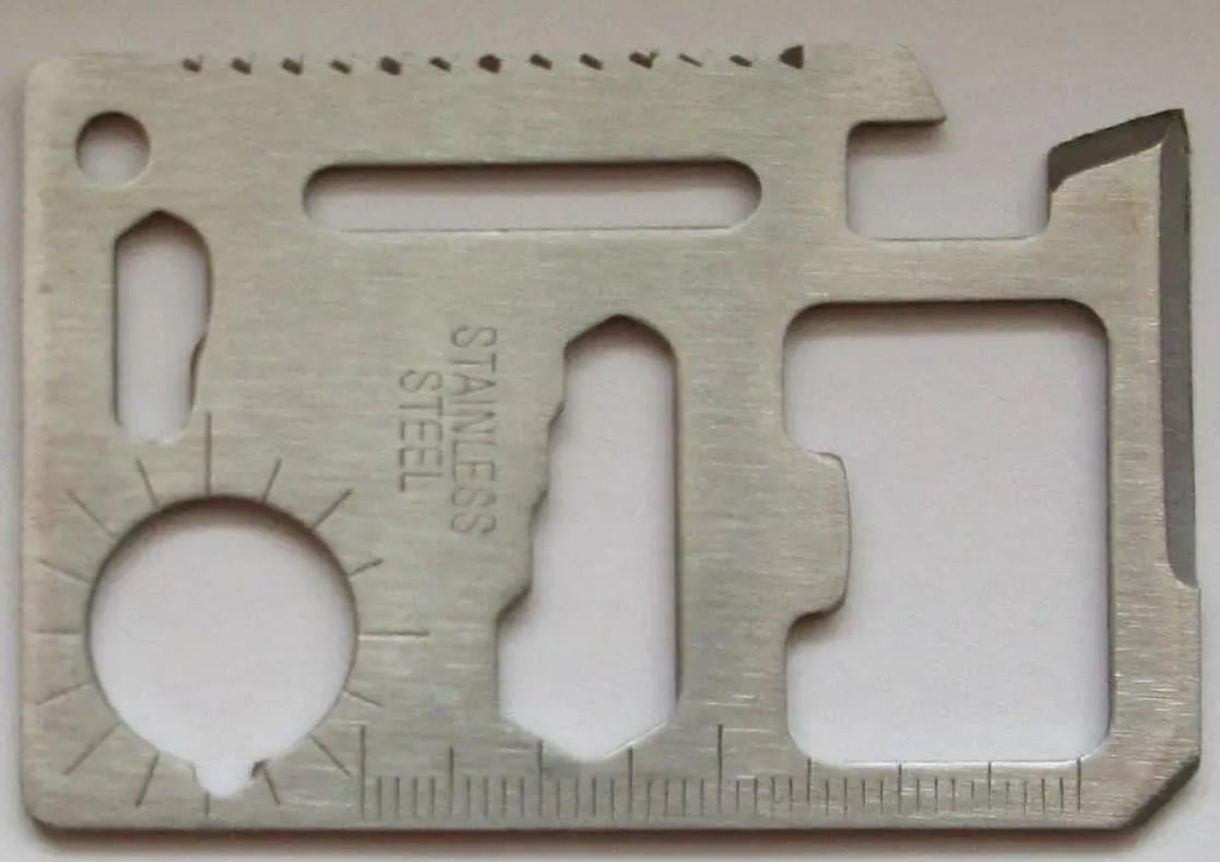 Мультитул універсальний з нержавіючої сталі у вигляді кредитної картки (2104618610) - фото 8 Мультитул універсальний з нержавіючої сталі у вигляді кредитної картки (2104618610) - фото 8