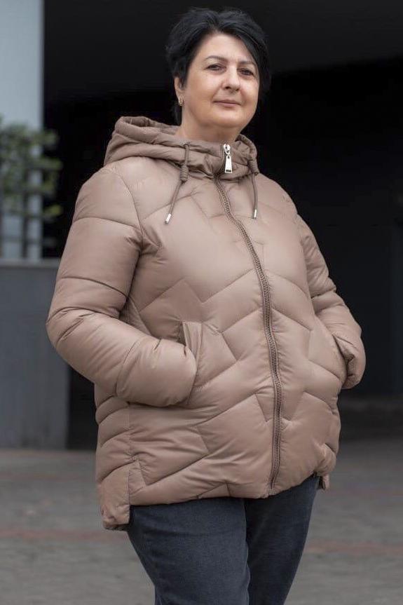 Куртка женская демисезонная 2XL Коричневый (188871) Куртка женская демисезонная 2XL Коричневый (188871)