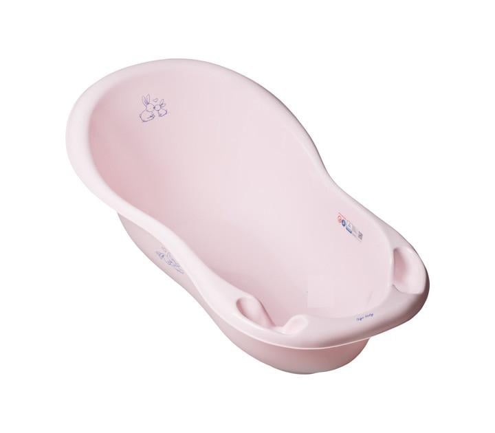 Ванночка Зайчики TEGA KR-005-104 LUX зі зливом 102 см Світло-рожевий (5902963008091) Ванночка Зайчики TEGA KR-005-104 LUX зі зливом 102 см Світло-рожевий (5902963008091)