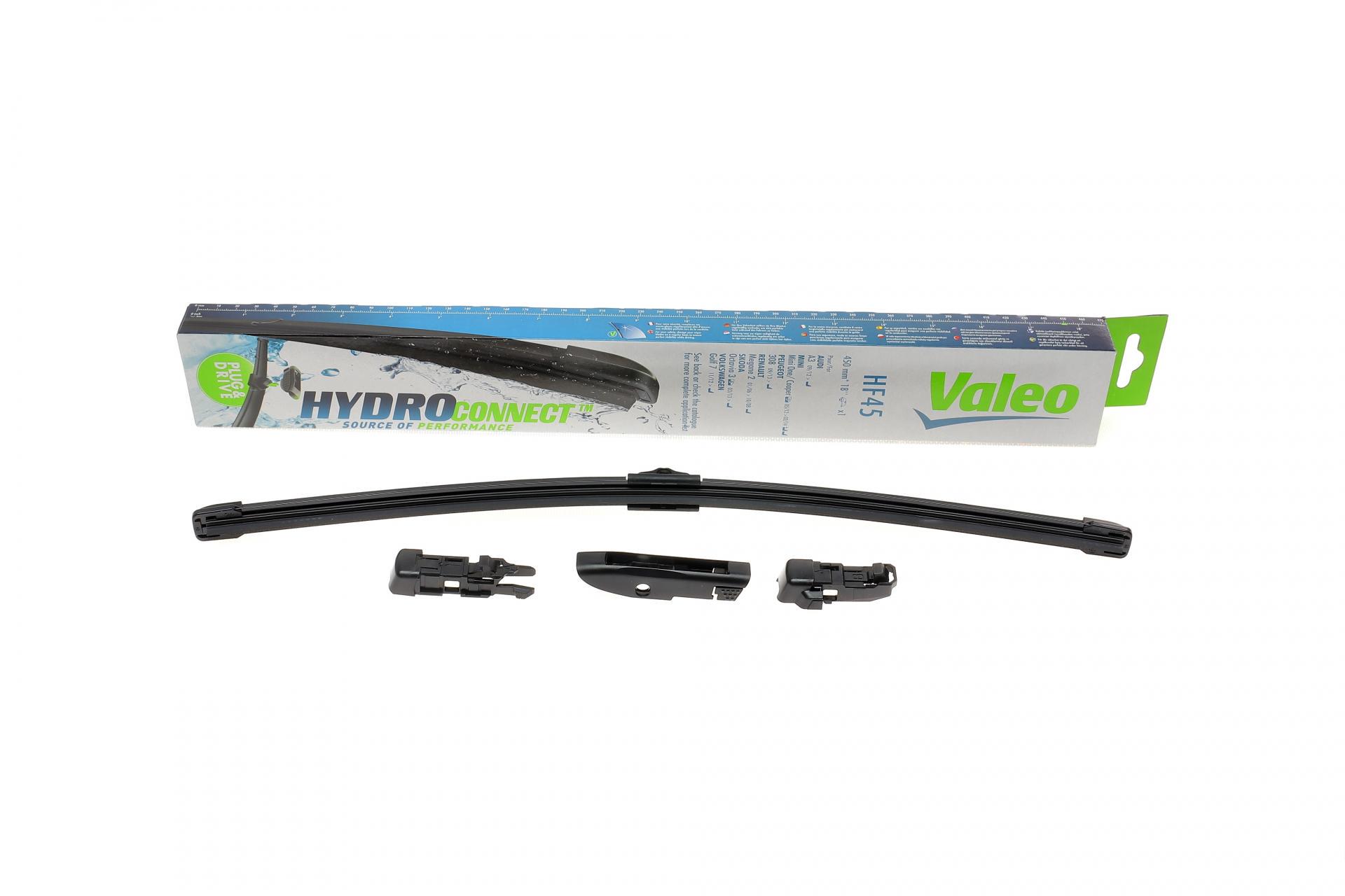 Щетка стеклоочистителя VALEO 450 мм для Audi A3 13-/BMW 1 F20/F21/5 F10/F11/F07/7 F01/F02/F03 10- (578504)