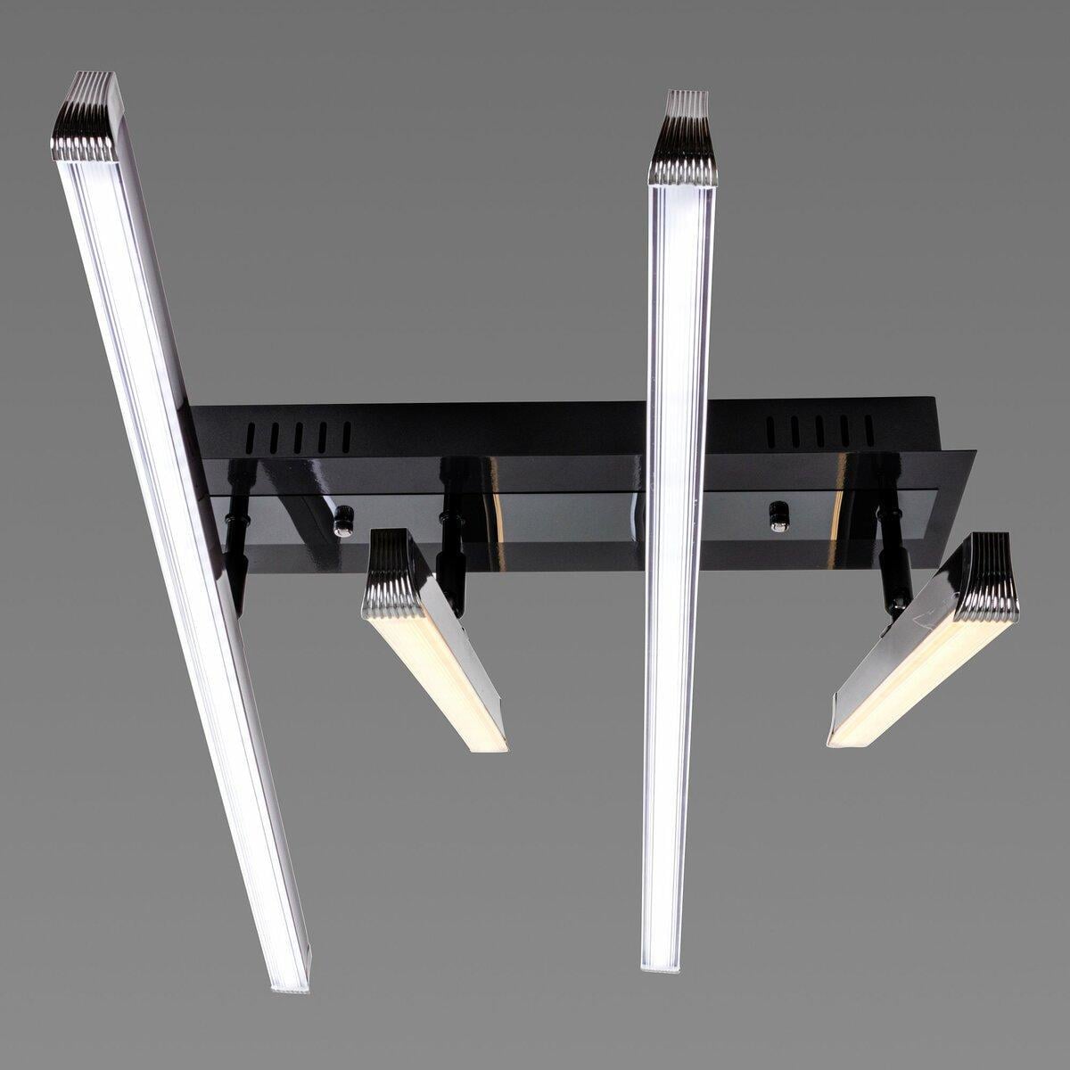 Люстра светодиодная Sirius 40W с линейными рассеивателями 3000-6500K с пультом Серый (B YH993/4 GRAY)