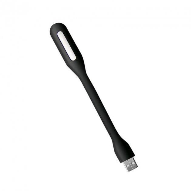 Светильник Usb гибкий Led для ноутбука и PowerBank Черный