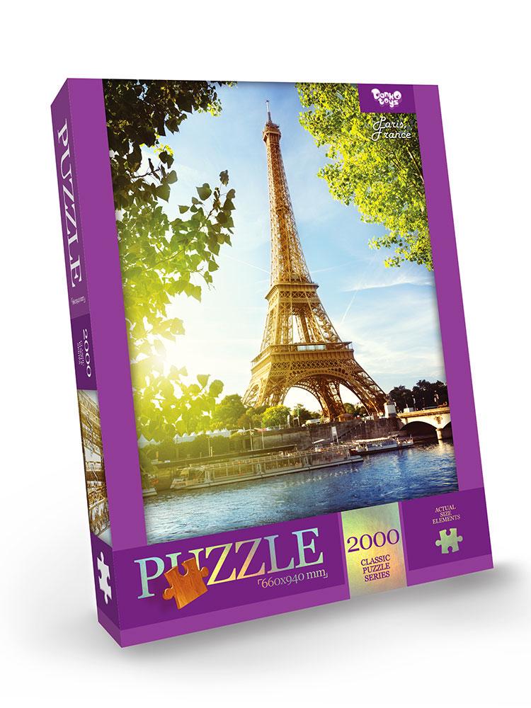 Пазли Danko Toys Париж Франція c2000-01-07 2000 ел. (MTT-123790)