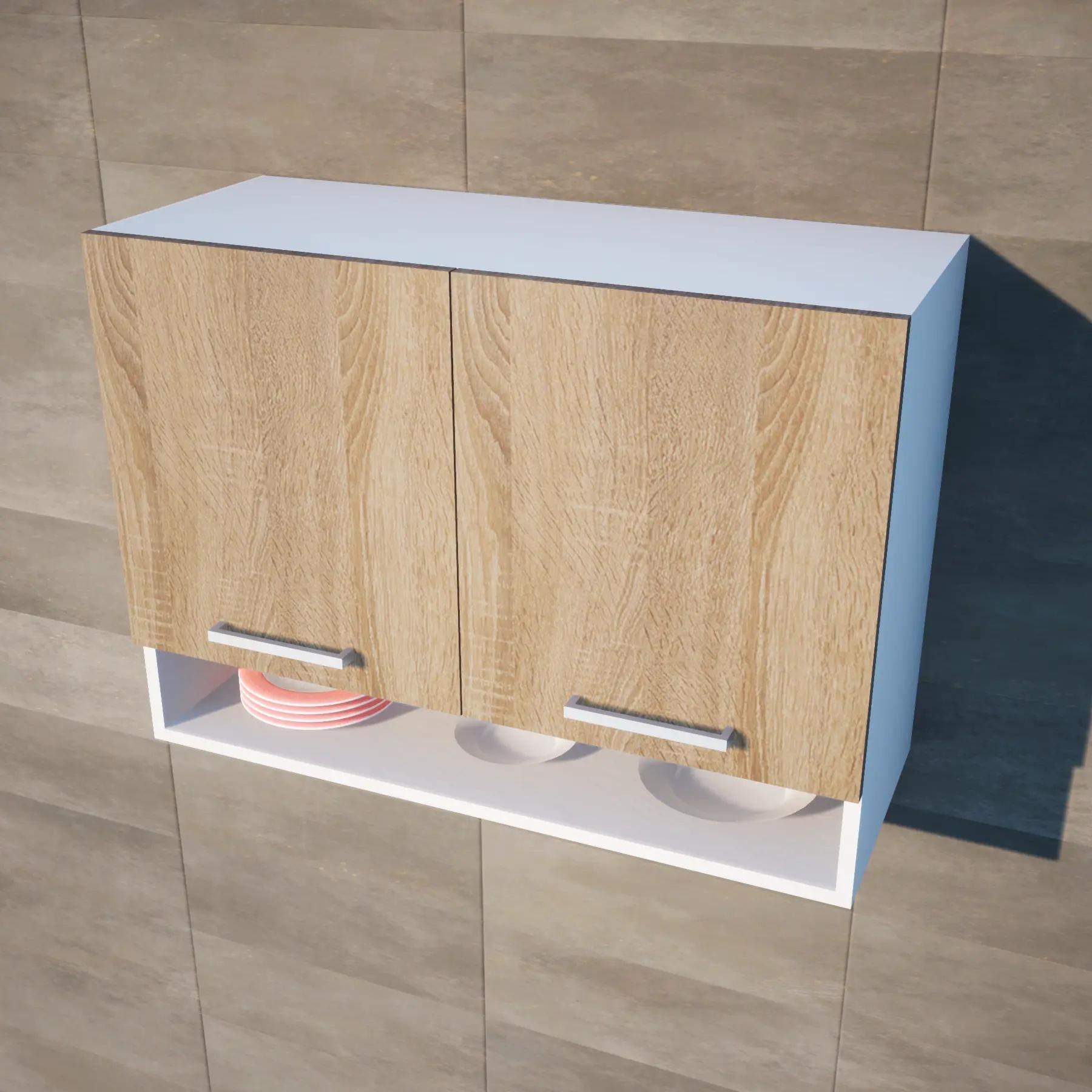 Модуль з нішею під сушку 800 мм Дуб Сонома/Білий (М3б) - фото 1 Модуль з нішею під сушку 800 мм Дуб Сонома/Білий (М3б) - фото 1