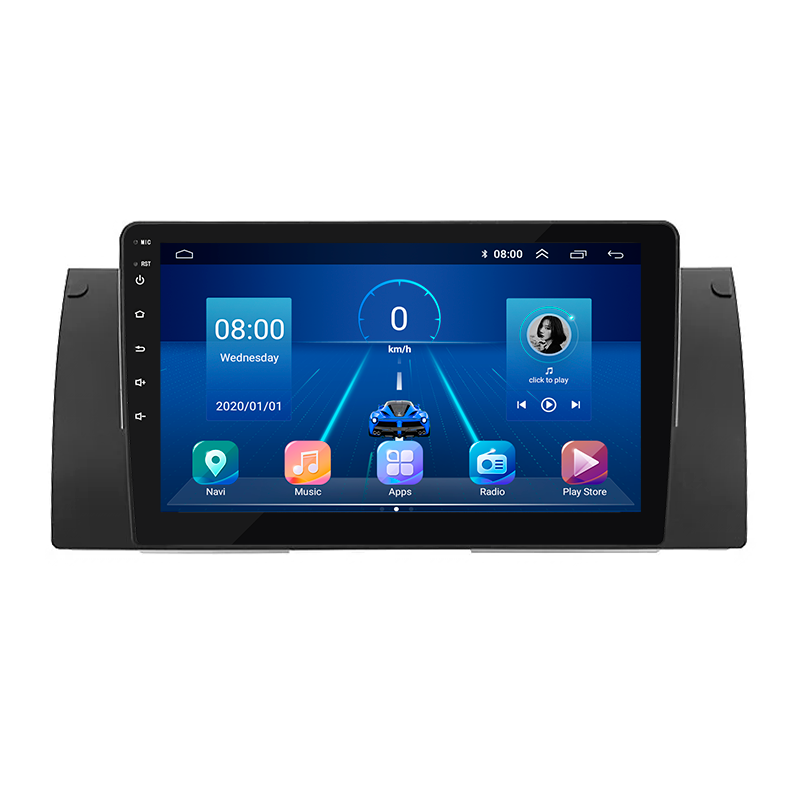 Штатная магнитола 9" Lesko для BMW 5 серии IV (E39) Рестайлинг 2000-2004 Top 6/128 4G WiFi GPS БМВ