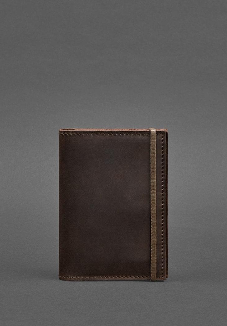 Обложка кожаная для паспорта 2.0 Crazy Horse Темно-коричневый (A-026145) Обложка кожаная для паспорта 2.0 Crazy Horse Темно-коричневый (A-026145)