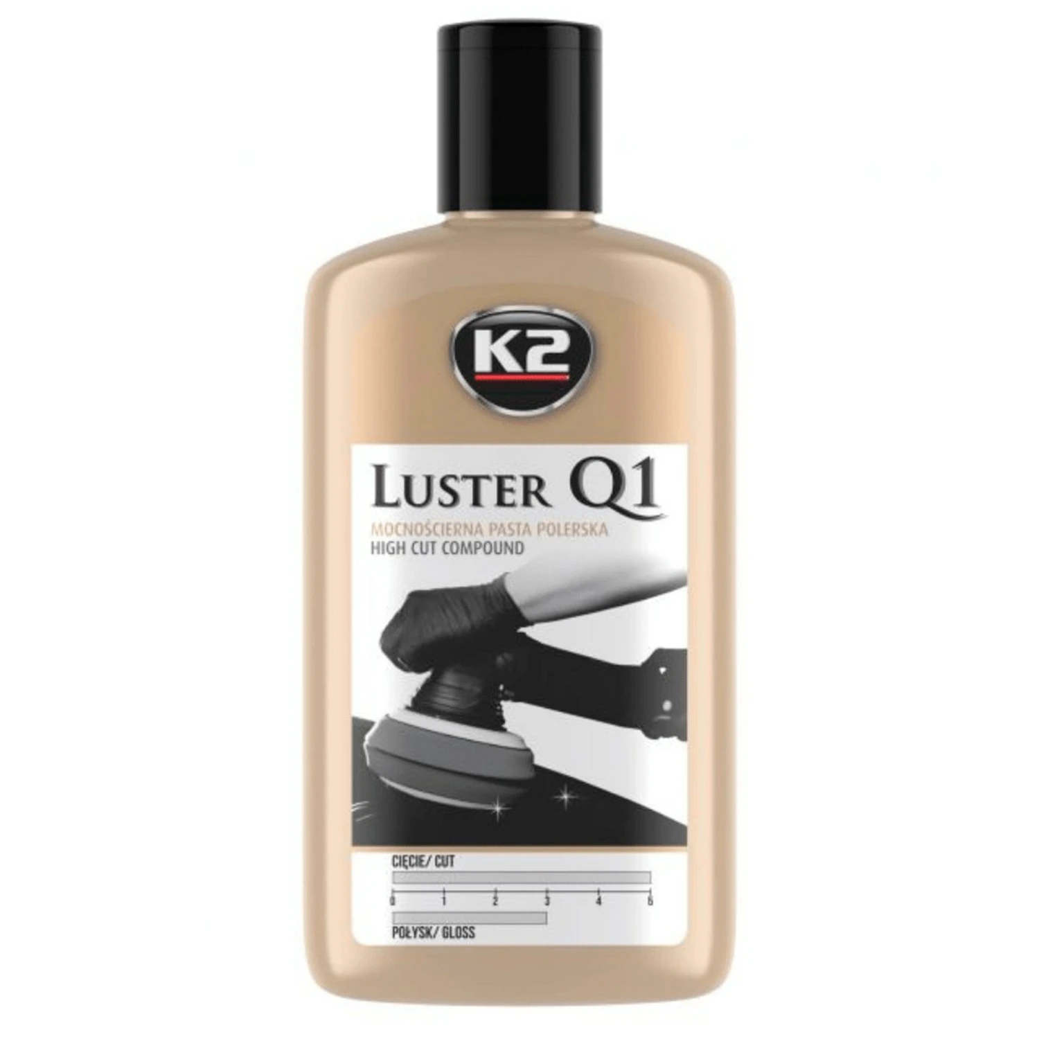 Паста для полірування кузова K2 Luster Q1 пляшка 250 г Білий (L1200N) Паста для полірування кузова K2 Luster Q1 пляшка 250 г Білий (L1200N)