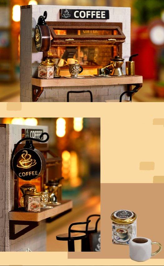 Румбокс 3D Coffee Time интерьерный конструктор (QT-048) - фото 5