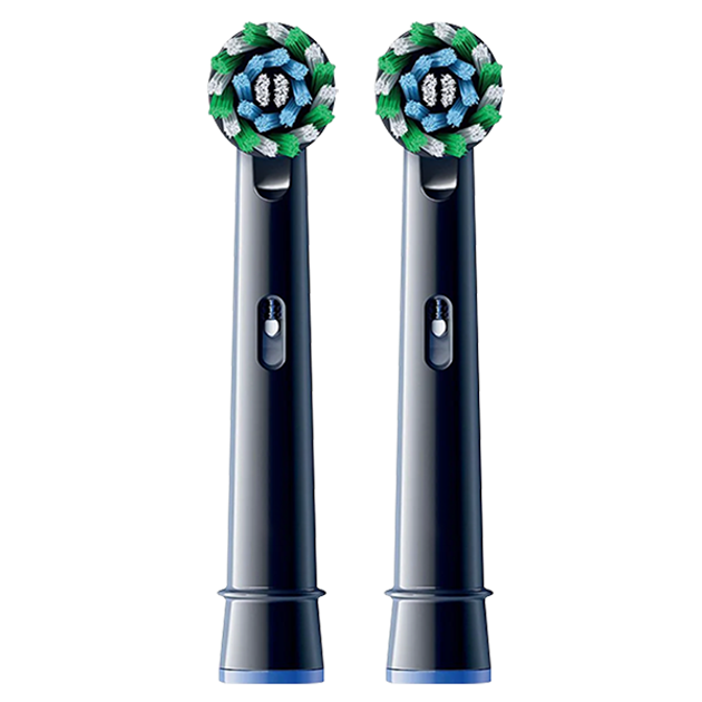 Насадка совместимая с электрической зубной щеткой ORAL-B Cross Action 2 шт. Черный