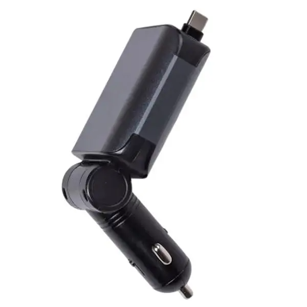 Зарядное устройство автомобильное с LED-проекцией Черный (HP-E1) - фото 4 Зарядное устройство автомобильное с LED-проекцией Черный (HP-E1) - фото 4