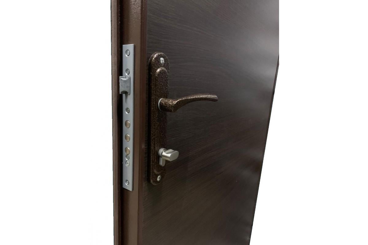 Дверь входная Редфорд Металл/ДСП 850х1900 мм RAL 8017/Венге магия (14300348) - фото 3 Дверь входная Редфорд Металл/ДСП 850х1900 мм RAL 8017/Венге магия (14300348) - фото 3