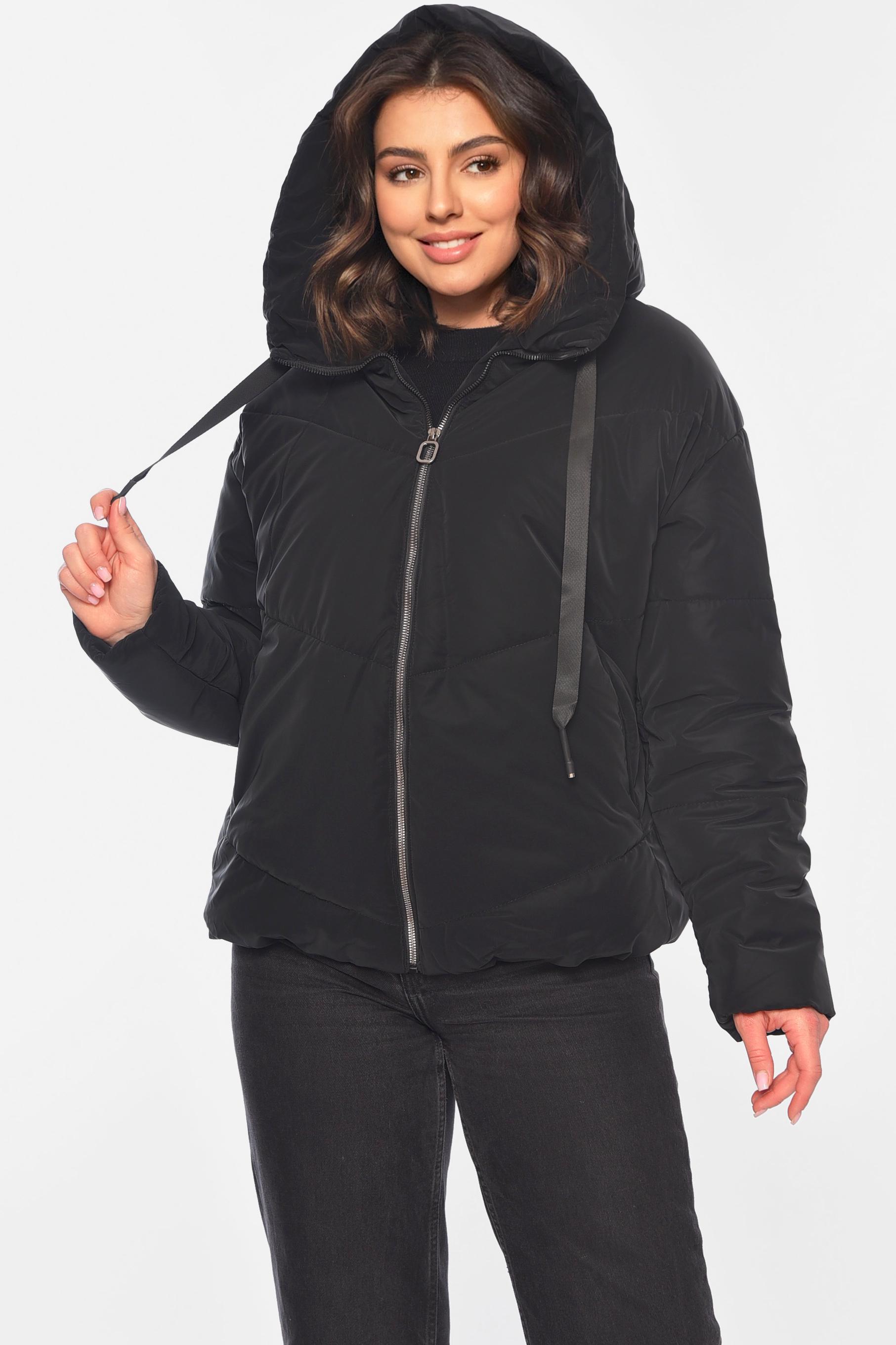 Куртка женская демисезонная S Черный (204778)