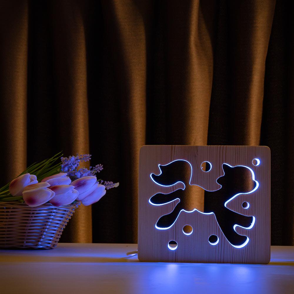 LED ночник ArtEco Light Сказочный пони из дерева (#13/2) - фото 7 LED ночник ArtEco Light Сказочный пони из дерева (#13/2) - фото 7