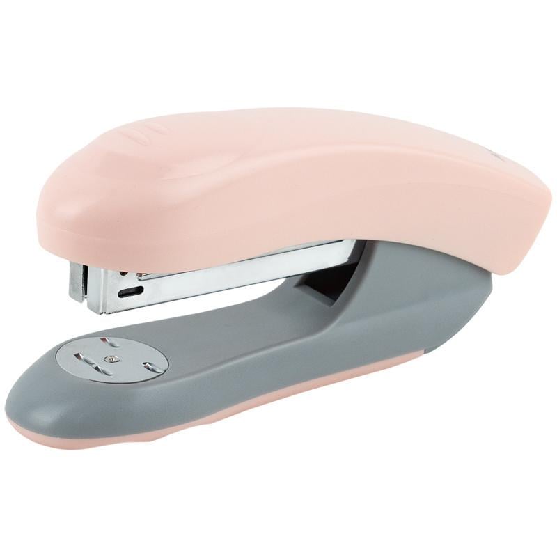 Степлер пластиковый Axent Welle-2 Pastelini 4820-10 №24/6 20 л. Розовый (71348)