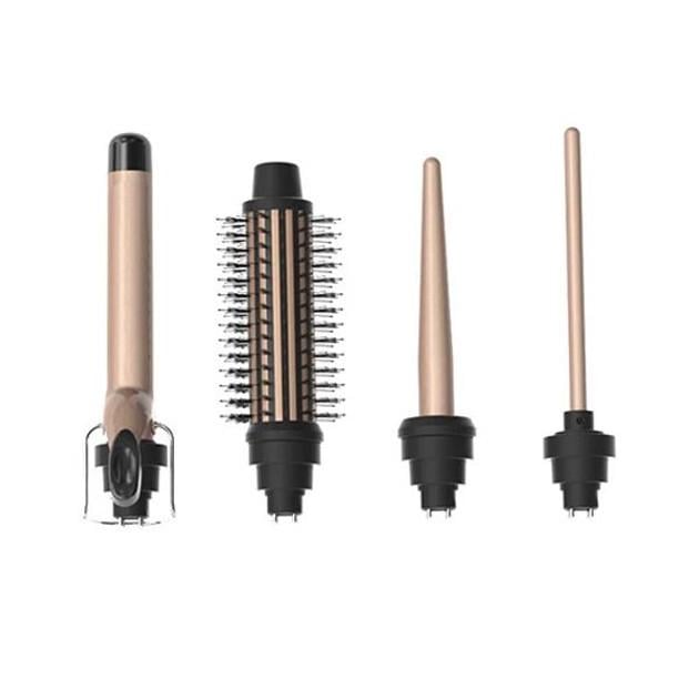 Плойка стайлер професійний з насадками 5в1 DSP ZO652 3 хвилі з LED дисплеєм для локонів гребінець для випрямлення щипці - фото 6 Плойка стайлер професійний з насадками 5в1 DSP ZO652 3 хвилі з LED дисплеєм для локонів гребінець для випрямлення щипці - фото 6